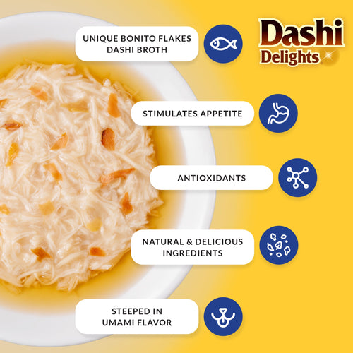 Inaba Dashi Delights Chicken with Salmon Recipe Cat Treats