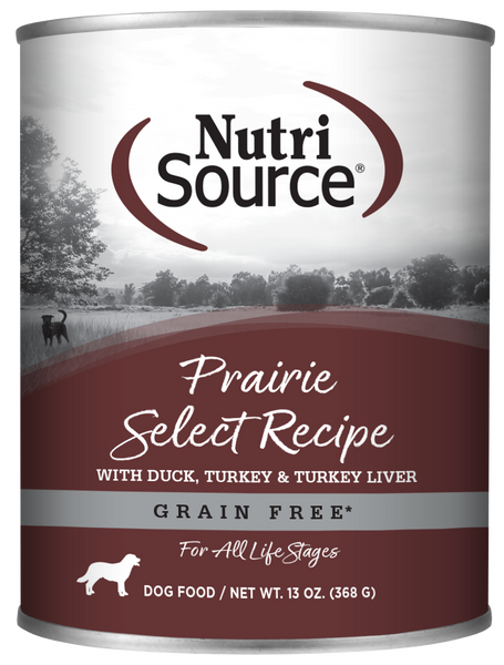 NutriSource® Prairie Select Healthy Grain Free Wet Dog Food