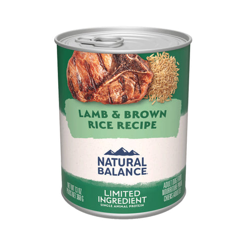 Natural Balance Limited Ingredient Lamb Brown Rice Recipe Paté Dog Food
