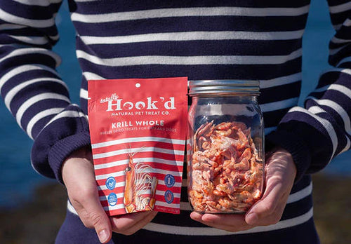 Totally Hook'd Freeze-Dried Krill Treats for Dogs & Cats