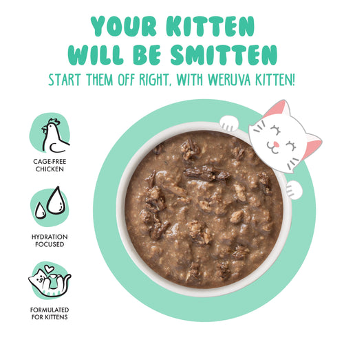 Weruva Kitten, Chicken & Tuna Formula in Gravy