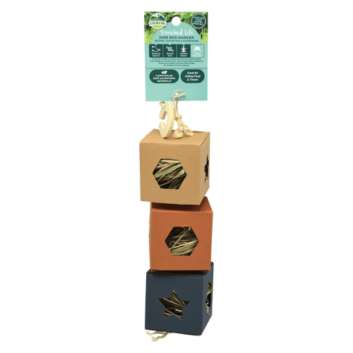 Oxbow Enriched Life – Hide Box Hanger Small Animal Toy