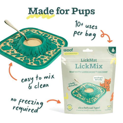 Woof LickMat Bacon & Cheese LickMix
