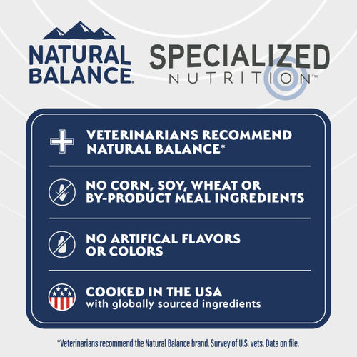 Natural Balance Small Breed Digestive & Joint Health Chicken & Oatmeal Formula Dry Dog Food