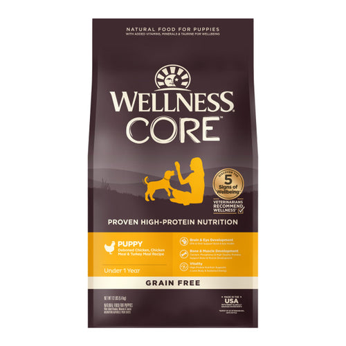 Wellness CORE Grain Free Natural Puppy Chicken Recipe Dog Food