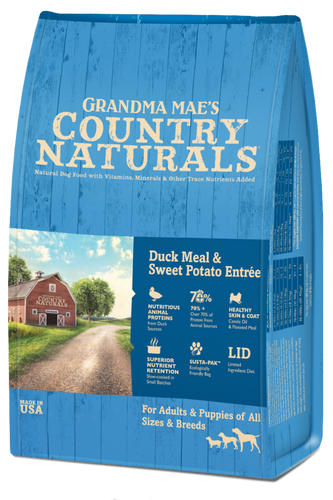 Grandma Mae's Country Naturals Duck Meal & Sweet Potato Entrée Dog Food