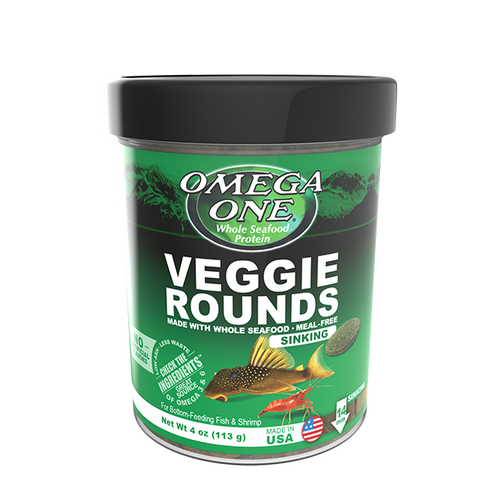 Omega One Veggie Rounds Sinking