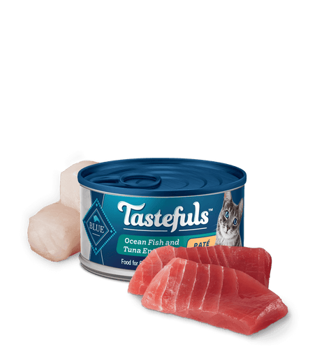 Blue Buffalo BLUE Tastefuls Ocean Fish and Tuna Paté Wet Cat Food