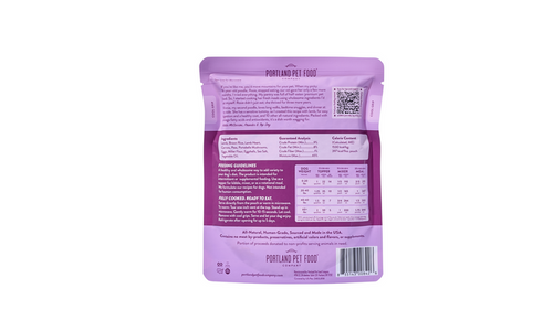 Portland Pet Food Winnie's Lamb N' Rice Human-Grade Dog Meal Pouch