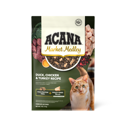 ACANA Market Medley Duck, Chicken & Turkey Recipe Dry Cat Food