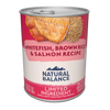 Natural Balance Whitefish, Brown Rice & Salmon Recipe Wet Dog Food