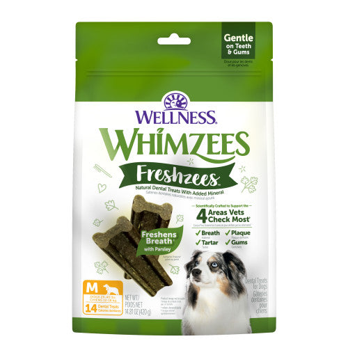 Whimzees FRESHZEES Dental Dog Treats