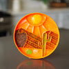 Messy Mutts Desert motif 8 Silicone Dog Lick Bowl Interactive Dog Bowl