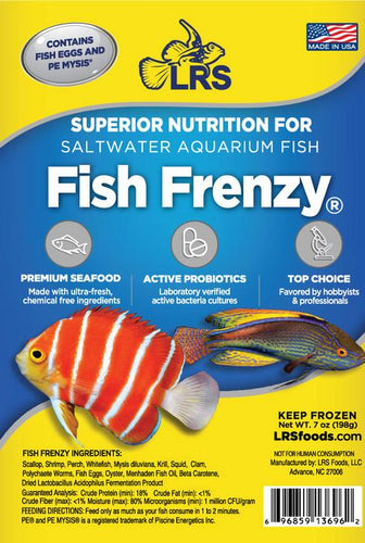 Larry's Reef Services Fish Frenzy Frozen Fish Food