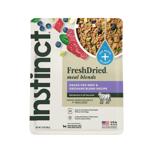 Instinct FreshDried Meal Blends Grass-Fed Beef & Orchard Blend Recipe Dog Food