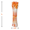 Nylabone Power Chew Textured Bone Dog Chew Toy 70th Birthday Orange Swirl