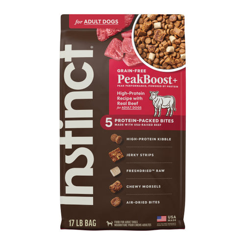 Instinct® PeakBoost™ Grain-Free High-Protein Recipe with Real Beef Dog Food