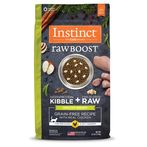 Nature's Variety Instinct Raw Boost Healthy Weight Chicken Recipe Dry Cat Food