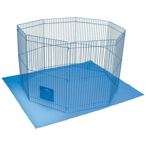 KAYTEE PET-N-PLAYPEN (LG-9 SQ FT, Blue)