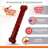 Nylabone Power Chew Basted Blast Dual Flavored Dog Chew Toys (Large/Giant- Up to 50 lbs)