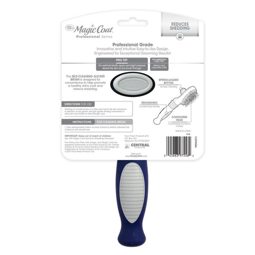 Four Paws Magic Coat® Professional Series Self-Cleaning Slicker Brush (8 L X 4 W X 2 H)