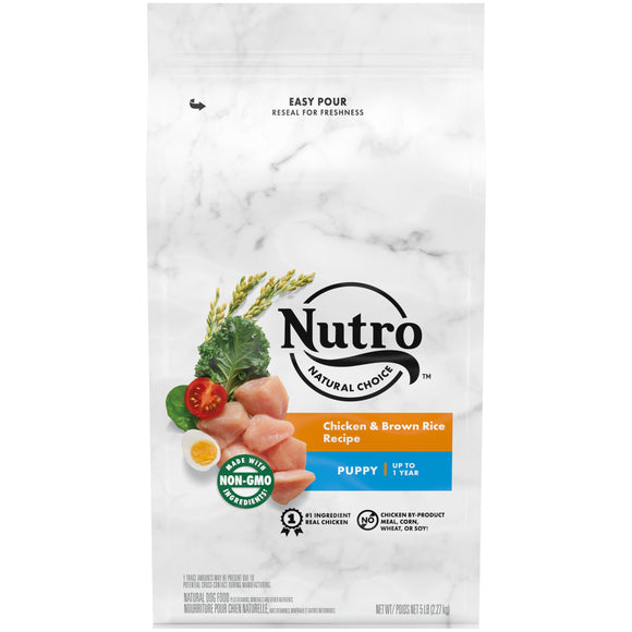 NUTRO™ NATURAL CHOICE™ PUPPY CHICKEN & BROWN RICE RECIPE