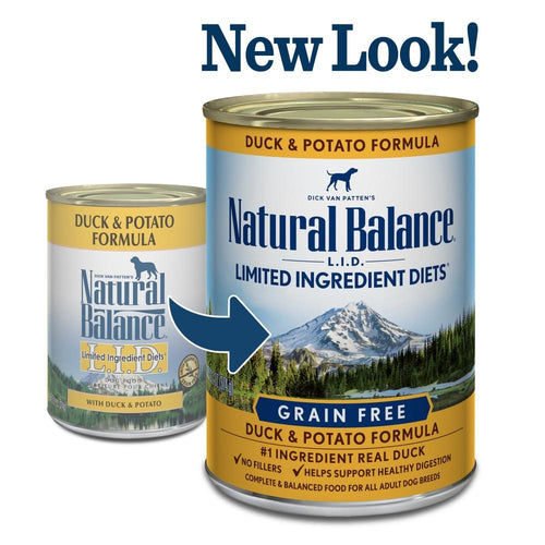 Natural Balance L.I.D. Limited Ingredient Diets Duck and Potato Canned Dog Food Hilton NY Pet Friendly Pickup Delivery