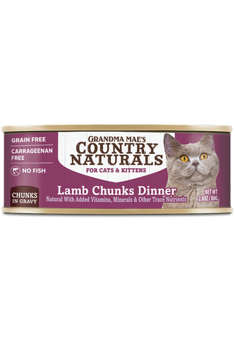 Grandma Mae's Country Naturals Lamb Chunks in Gravy