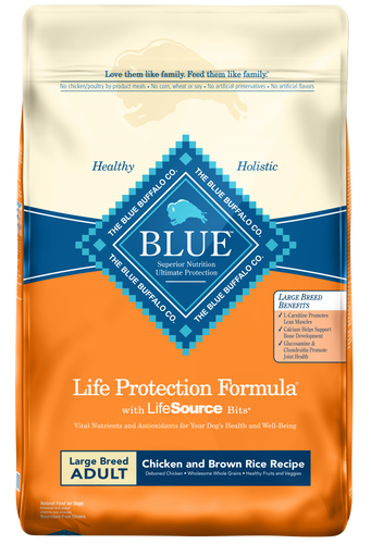 Blue Buffalo Life Protection Natural Chicken Brown Rice Recipe Large Breed Adult Dry Dog Food Hilton NY Pet Friendly Pickup Delivery