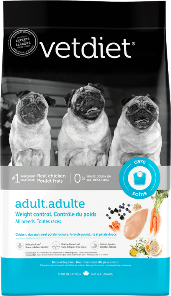 Vetdiet® Chicken, Rice, and Sweet Potato Adult Weight Control Formula Dog Food