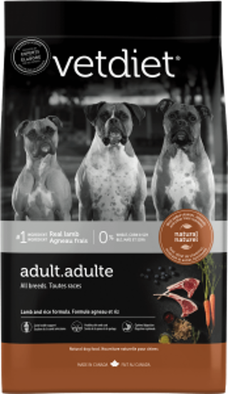 Vetdiet® Adult All Breeds Lamb and Rice Dog Food