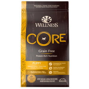 Wellness CORE Grain Free Natural Puppy Health Chicken and Turkey Recipe Dry Dog Food