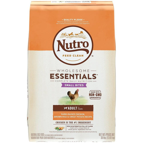 Nutro Wholesome Essentials Small Breed Adult Farm Raised Chicken Brown Rice Sweet Potato Dry Dog Food Hilton NY Pet Friendly Pickup Delivery