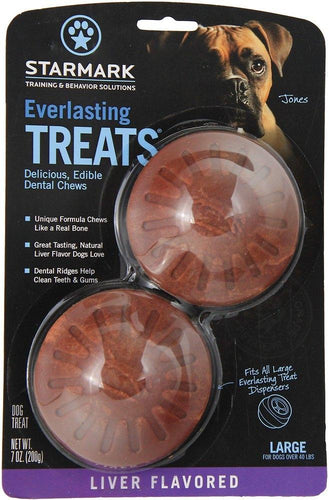 Starmark Everlasting Treats Liver Flavor Dog Dental Treats