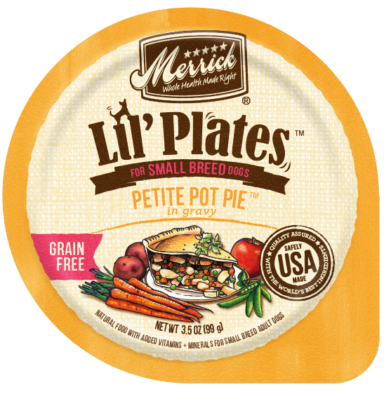 Merrick Lil Plates Adult Small Breed Grain Free Petite Pot Pie