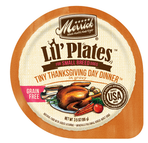 Merrick Lil Plates Adult Small Breed Grain Free Tiny Thanksgiving