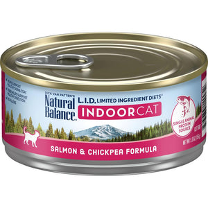 Natural Balance L.I.D. Limited Ingredient Diets Salmon & Chickpea Indoor Canned Cat Food