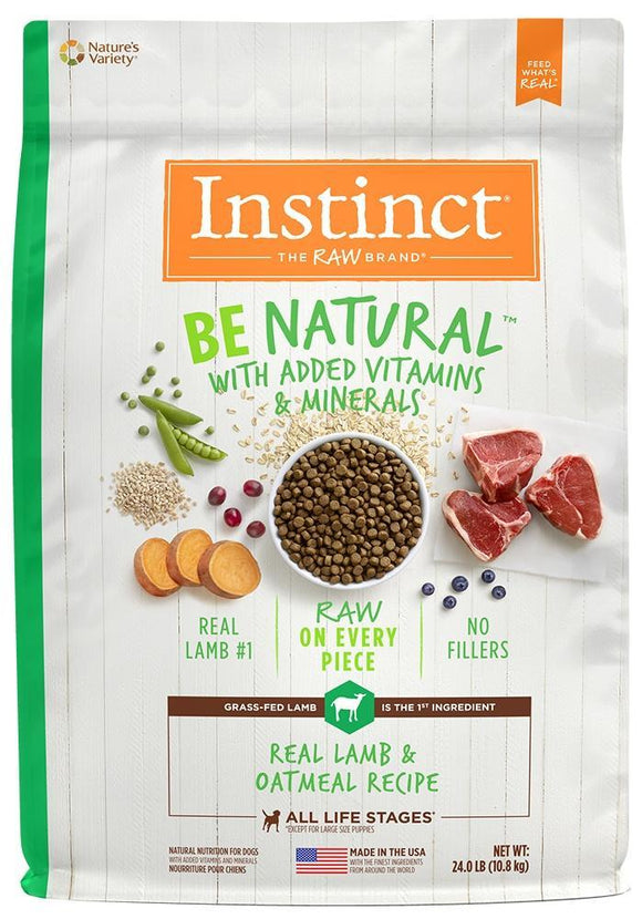 Nature's Variety Instinct Be Natural Lamb & Oatmeal Recipe Dry Dog Food
