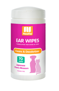 Nootie Japanese Cherry Blossom Ear Wipes For Dogs & Cats