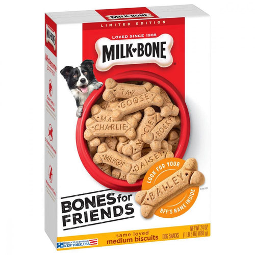 Milk-Bone Bones for Friends Medium Dog Biscuits