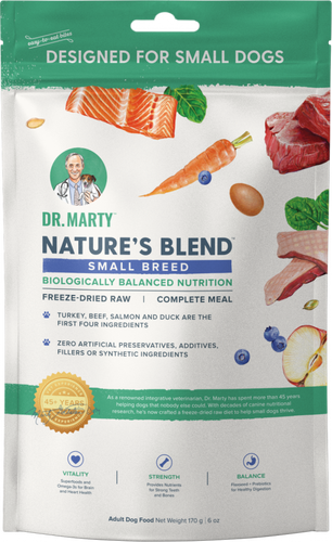 Dr. Marty Nature's Blend Small Breed Freeze Dried Raw Dog Food