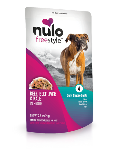 Nulo FreeStyle Beef, Beef Liver & Kale in Broth Recipe for Dogs