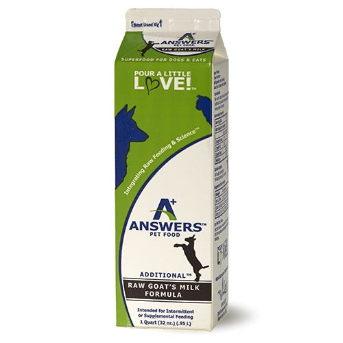 Answers Fermented Raw Goat Milk (1/2 Gallon)