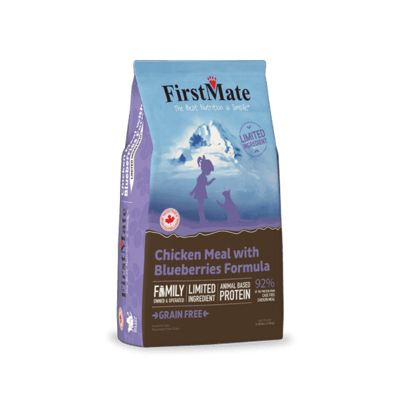 FirstMate Pet Foods Chicken Meal With Blueberries Formula for Cats Dry Food