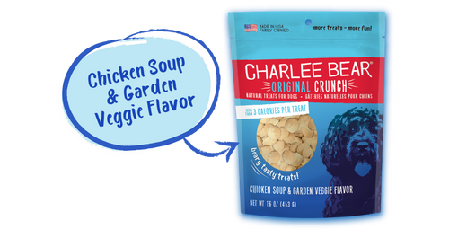 Charlee Bear Original Crunch Chicken Soup & Garden Veggie Flavor