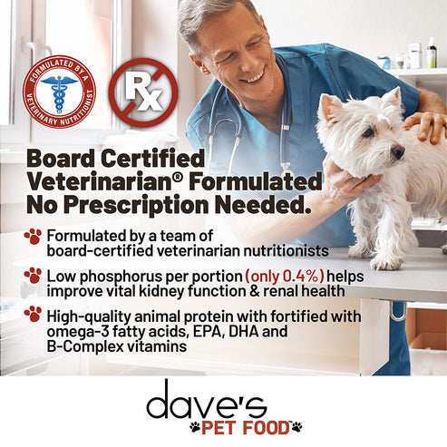 Dave's Restricted Phosphorus Crumbles Dog Food (10 lbs)