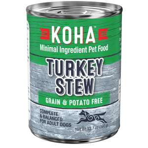 Koha Minimal Ingredient Turkey Stew for Dogs