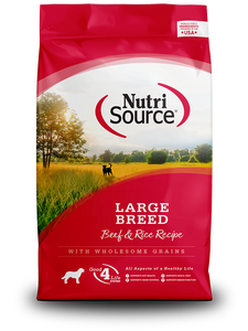 KLN NutriSource Large Breed Beef & Rice Recipe