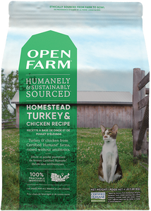 Open Farm Homestead Turkey & Chicken Dry Cat Food