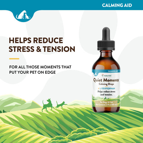 NaturVet Quiet Moments® Calming Drops Calming  Aid (2 fl oz)